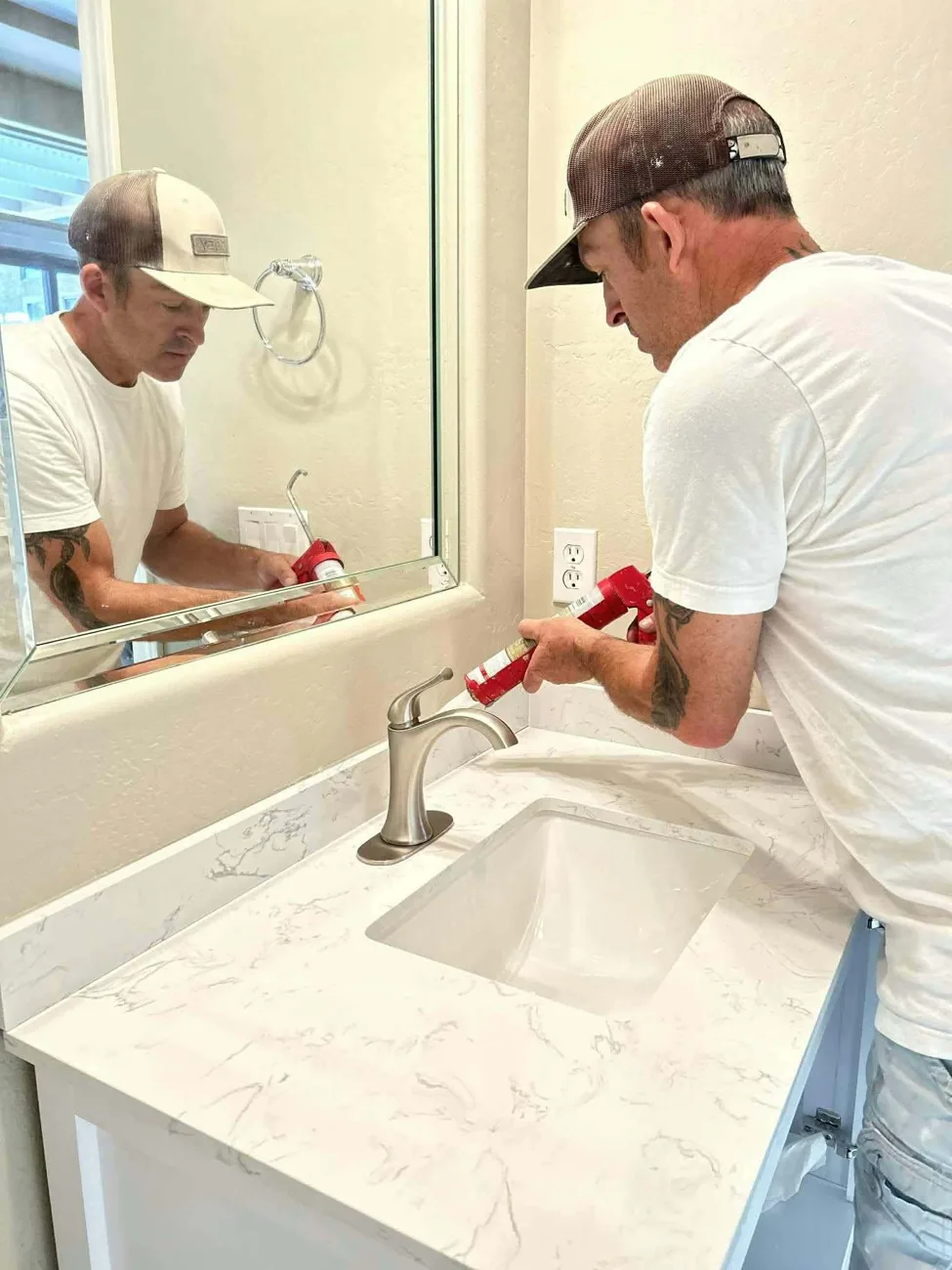 Bathrooms work — bathroom work